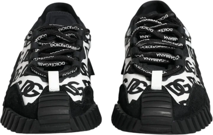 Black Logo Lace Up Low Top NS1 Sneakers Women's Shoes (Pre-Owned) - Image 2