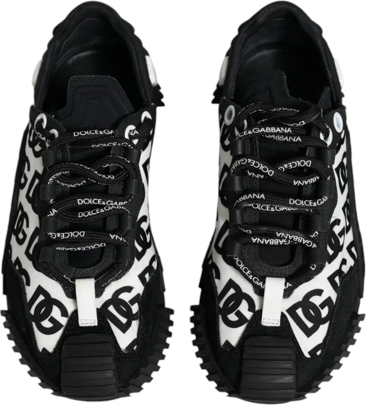 Black Logo Lace Up Low Top NS1 Sneakers Women's Shoes (Pre-Owned) - Image 3