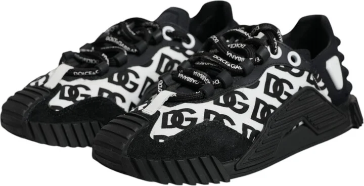 Black Logo Lace Up Low Top NS1 Sneakers Women's Shoes (Pre-Owned) - Image 4