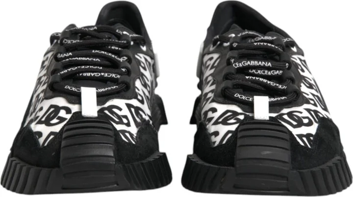 Black Logo Nylon Low Top NS1 Sneakers Men's Shoes (Pre-Owned) - Image 2