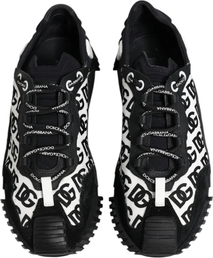 Black Logo Nylon Low Top NS1 Sneakers Men's Shoes (Pre-Owned) - Image 3