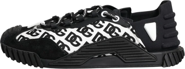 Black Logo Nylon Low Top NS1 Sneakers Men's Shoes (Pre-Owned) - Image 6