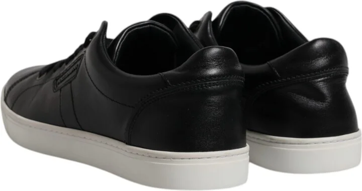 Black London Nappa Leather Men Sneakers Men's Shoes (Pre-Owned) - Image 5