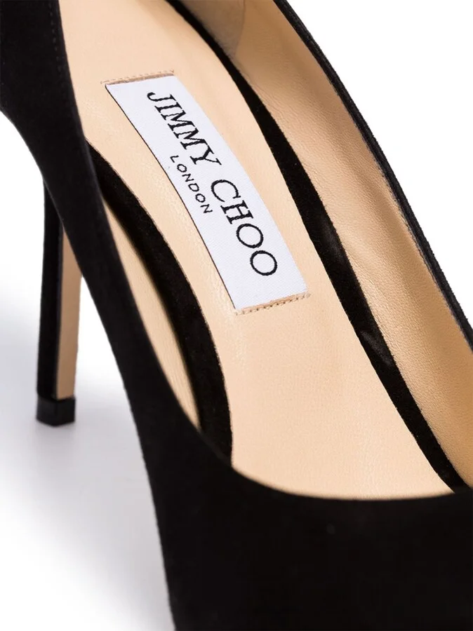 Black Love 85 Suede Pumps - Image 4
