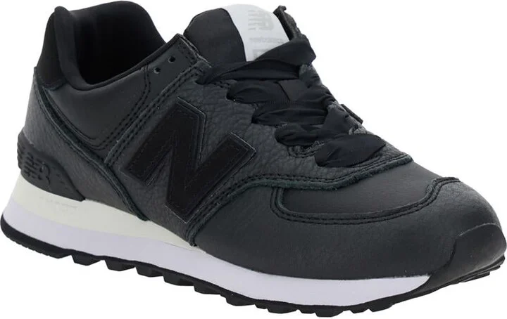 Black Low Top Sneakers With Logo Patch In Leather Woman - Image 2