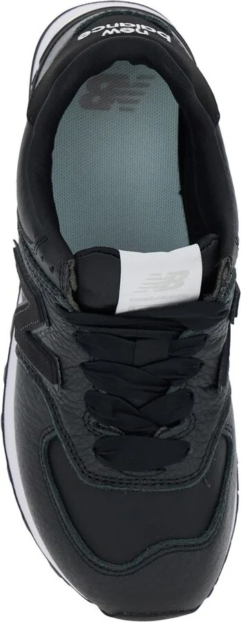 Black Low Top Sneakers With Logo Patch In Leather Woman - Image 4
