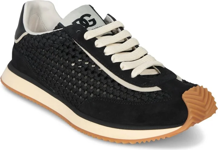 Black Lowtop Runner Sneakers - Image 2