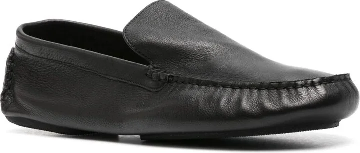 Black Lucca Leather Loafers - Image 2