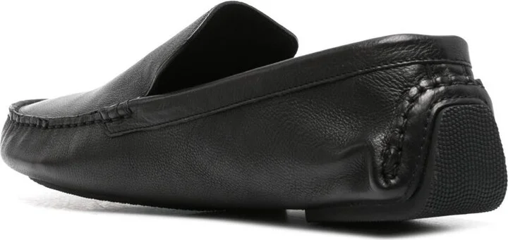 Black Lucca Leather Loafers - Image 3