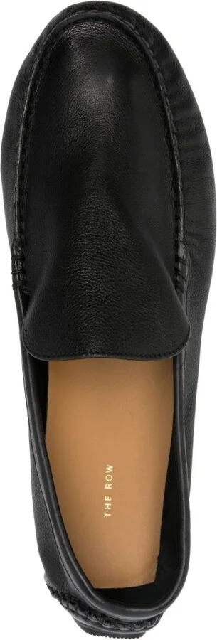 Black Lucca Leather Loafers - Image 4