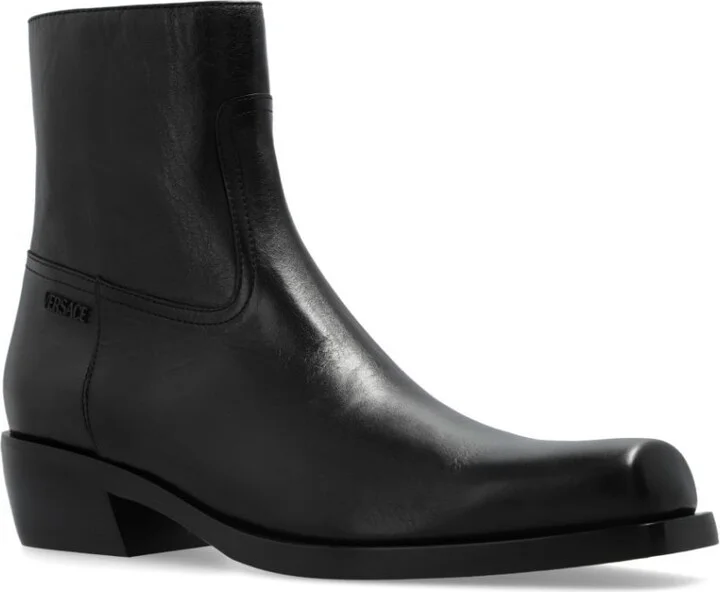 Black Luciano 50 Leather Boots - Image 2