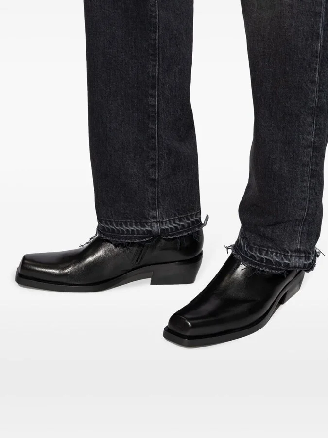 Black Luciano 50 Leather Boots - Image 5