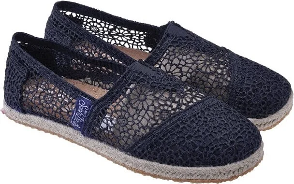 Black Macramè Espadrillas For Woman