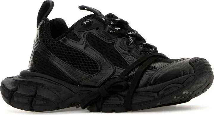 Black Mesh And Rubber 3xl Sneakers - Image 2