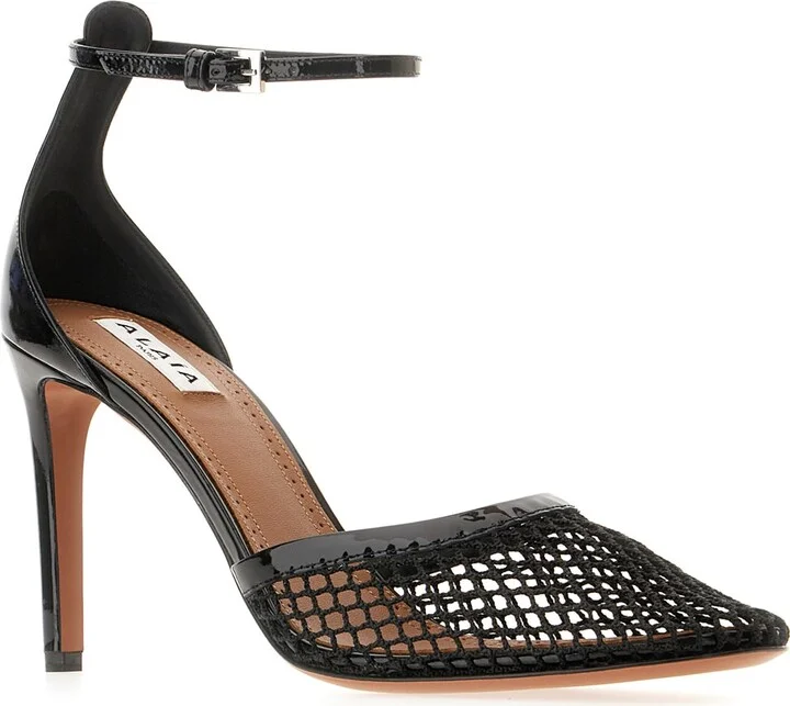 Black Mesh Pumps - Image 2
