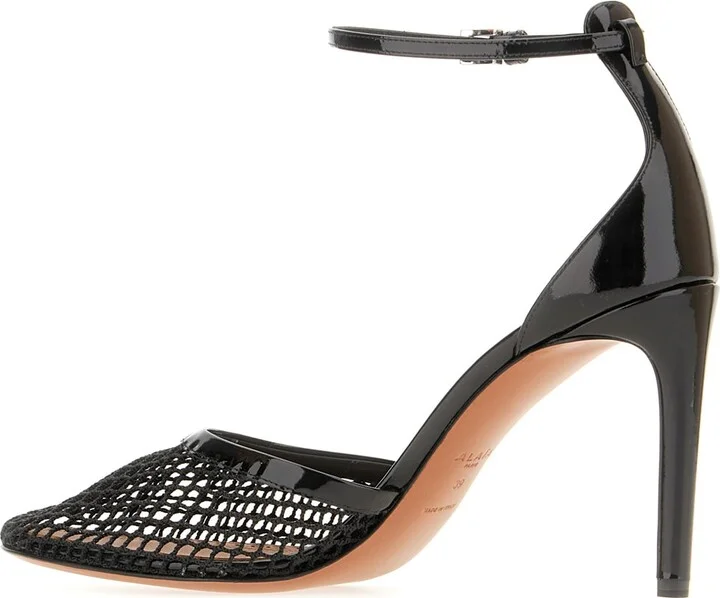 Black Mesh Pumps - Image 3