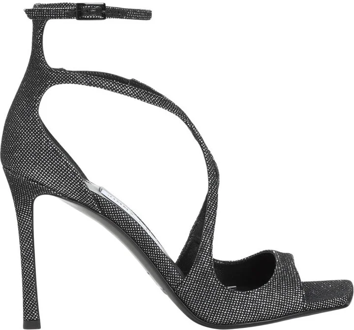 Black Mesh Sandals