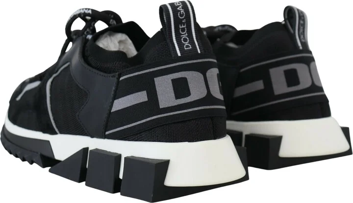 Black Mesh Sorrento Trekking Sneakers Women's Shoes - Image 4