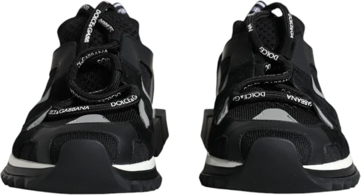 Black Mesh Sorrento Trekking Sneakers Women's Shoes - Image 2