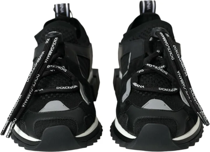 Black Mesh Sorrento Trekking Sneakers Women's Shoes - Image 2