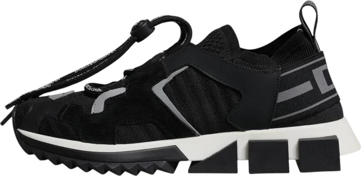 Black Mesh Sorrento Trekking Sneakers Women's Shoes (Pre-Owned) - Image 6