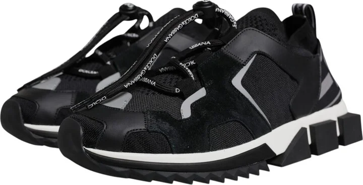 Black Mesh Sorrento Trekking Sneakers Women's Shoes (Pre-Owned) - Image 3