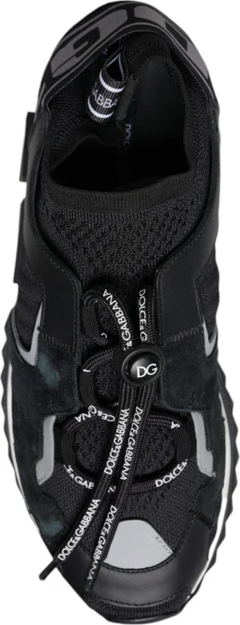 Black Mesh Sorrento Trekking Sneakers Women's Shoes (Pre-Owned) - Image 6