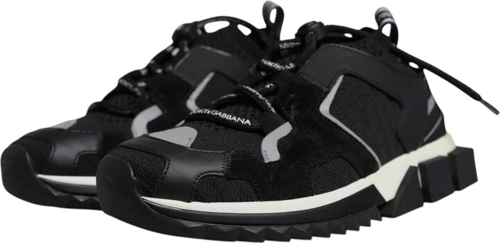 Black Mesh Sorrento Trekking Sneakers Women's Shoes (Pre-Owned) - Image 3
