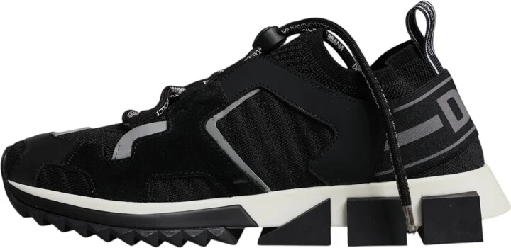 Black Mesh Sorrento Trekking Sneakers Women's Shoes (Pre-Owned) - Image 5