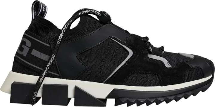 Black Mesh Sorrento Trekking Sneakers Women's Shoes (Pre-Owned)