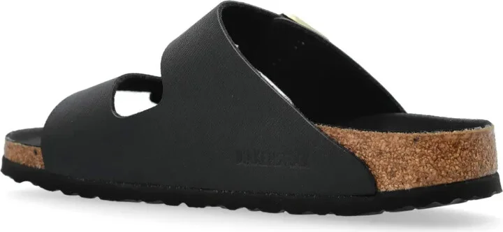 Black microfiber Arizona sandals - Image 3