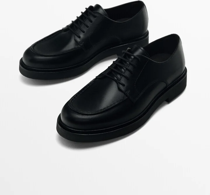 Black Moc Toe Shoes - Image 3