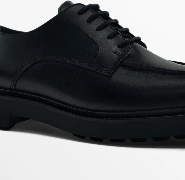 Black Moc Toe Shoes - Image 5