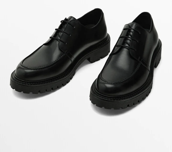 Black Moc Toe Shoes - Image 3