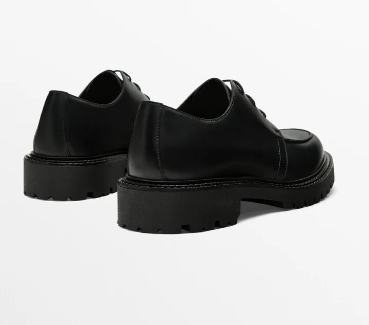 Black Moc Toe Shoes - Image 4
