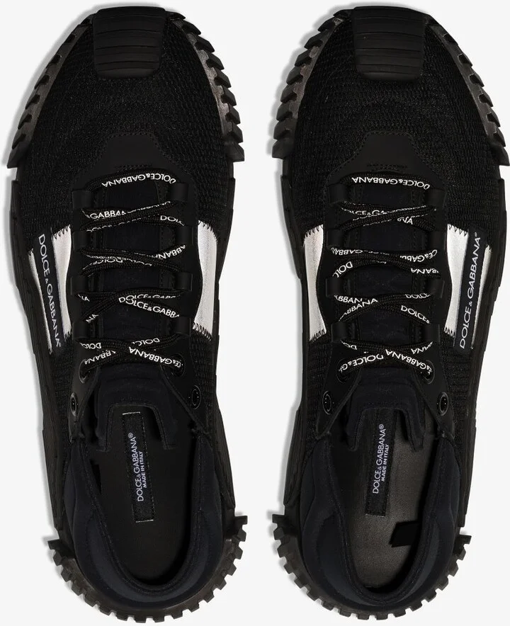 Black NS1 Low Top Sneakers - Image 4