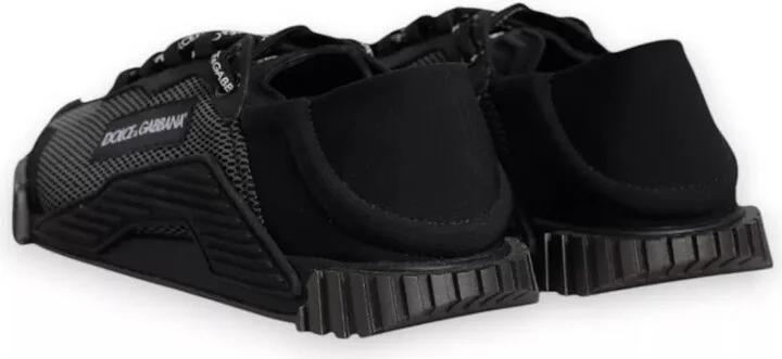 Black Nylon NS1 Low Top Men Sneakers Men's Shoes (Pre-Owned) - Image 2