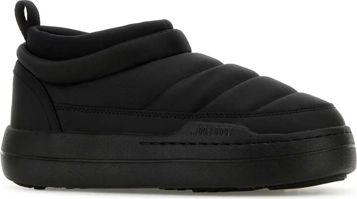 Black Nylon Park Soft Ankle Boots - Image 2