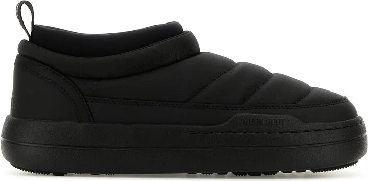 Black nylon Park Soft ankle boots