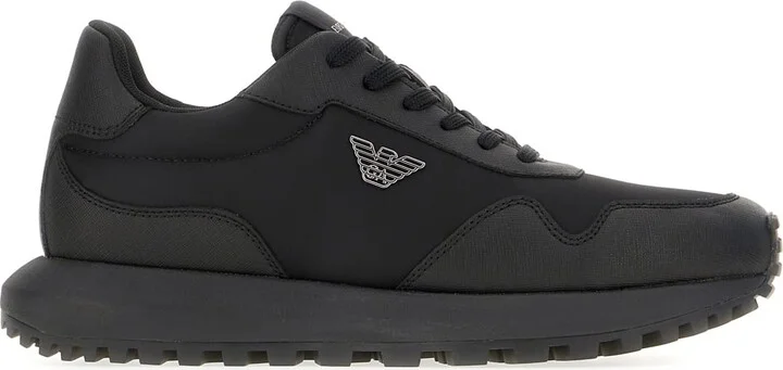 Black Nylon Sneakers