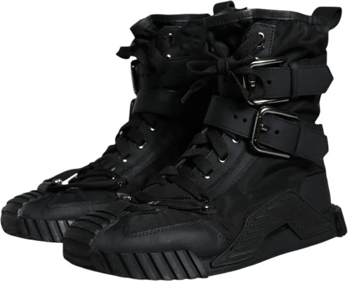Black Nylon Women's Sneaker (Pre-Owned) - Image 3