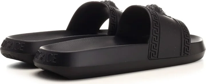 Black 'palazzo' Slides - Image 3
