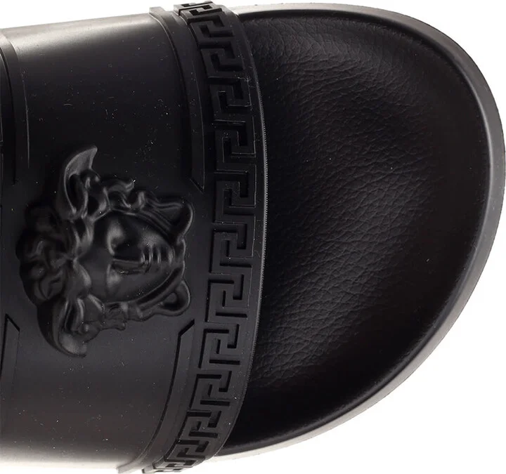 Black 'palazzo' Slides - Image 4