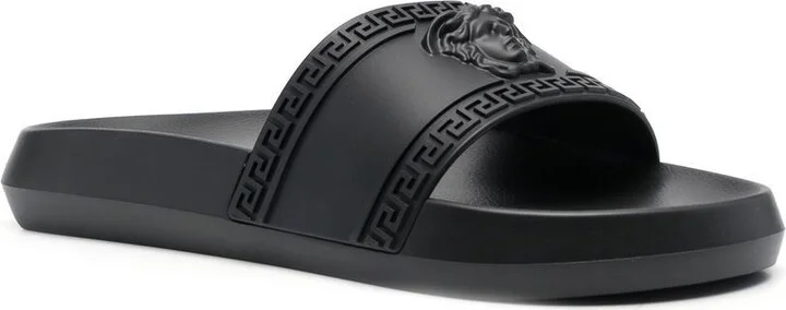 Black Palazzo Slides - Image 2
