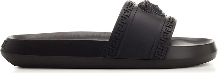 Black 'palazzo' Slides