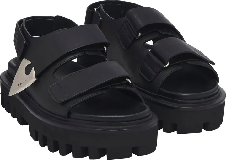 Black Parachute Sandals - Image 2