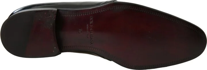 Black Patent Leather Formal Men's Shoes - Image 4