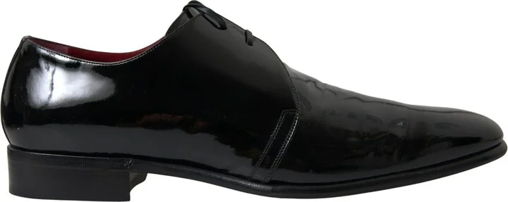Black Patent Leather Formal Men's Shoes