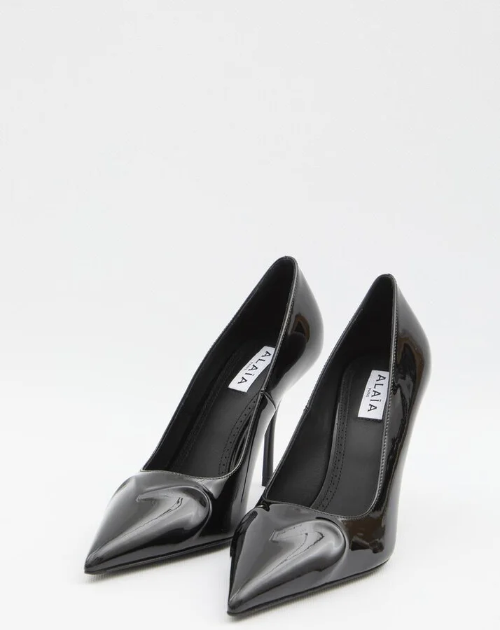 Black Patent Pumps - Image 2