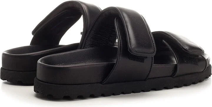 Black 'perni 11' Flat Sandal - Image 3